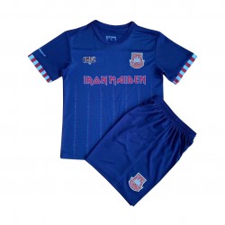 Camisola West Ham United Iron Maiden Criança Equipamento Segundo Manga Curta